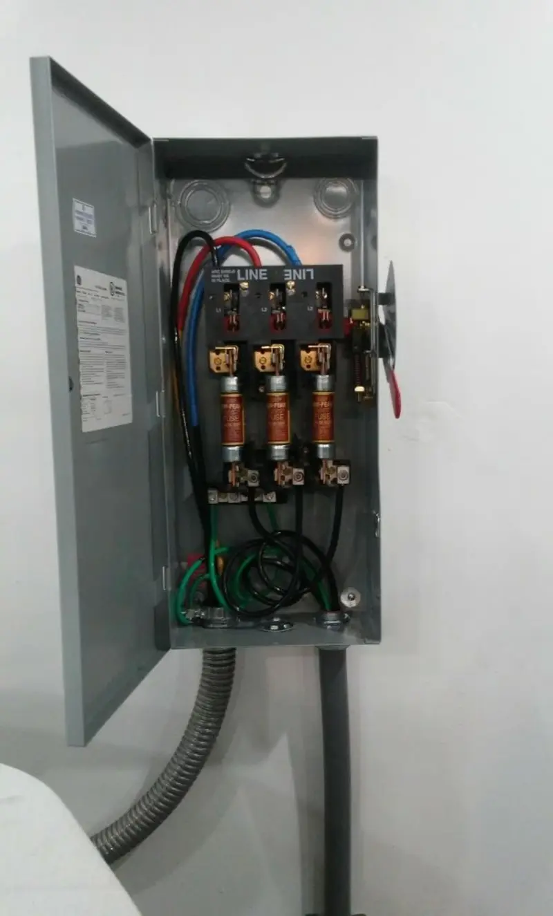 Three-phase disconnect switch installed for Electrical Wiring & Rewiring in Holly Ridge